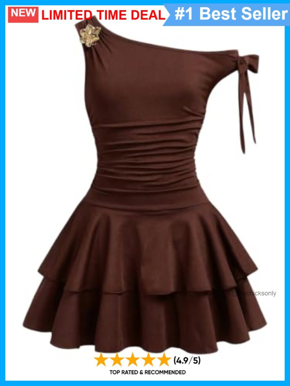 Girls Off Shoulder Ruffle Layered Bodycon Party Dress Sleeveless Special